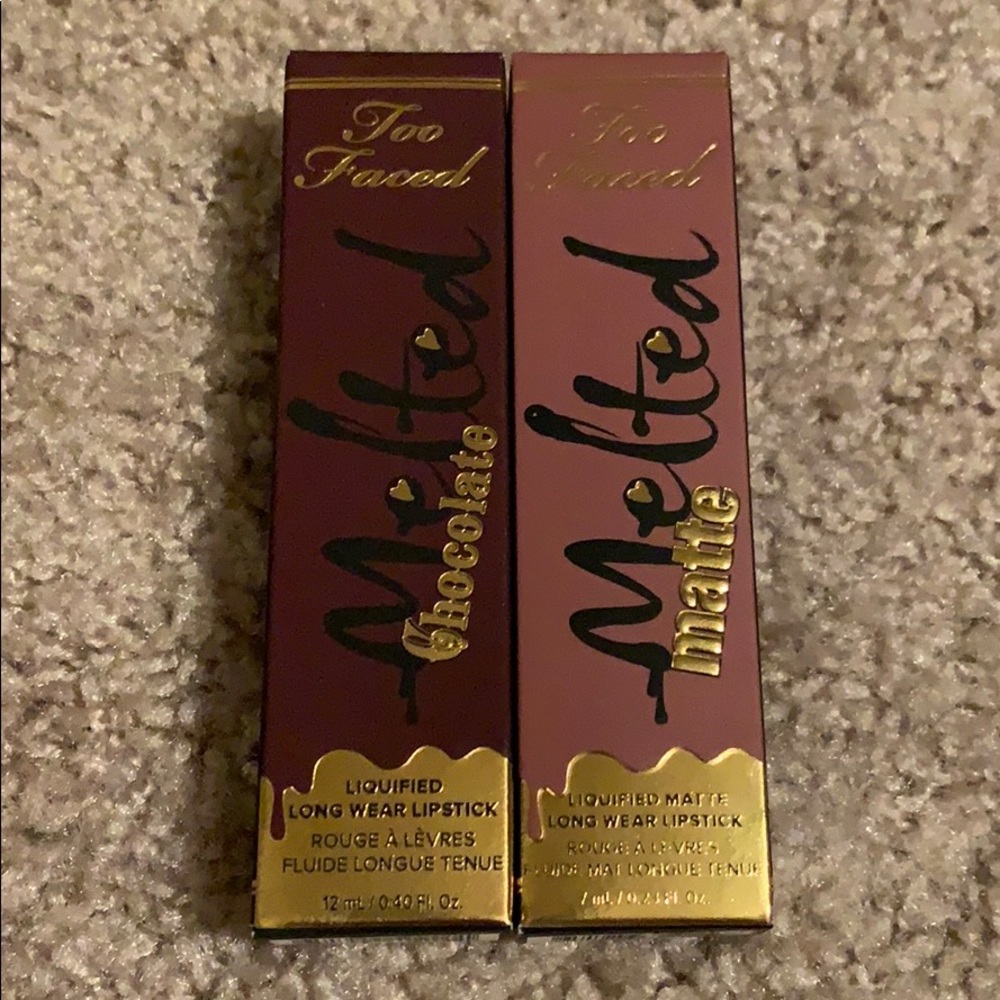 Brand New Too Faced liquid lipsticks bundle
